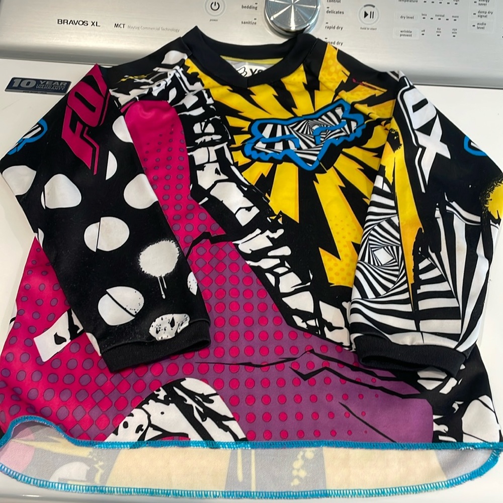 Fox kids jersey dirt bike clothing